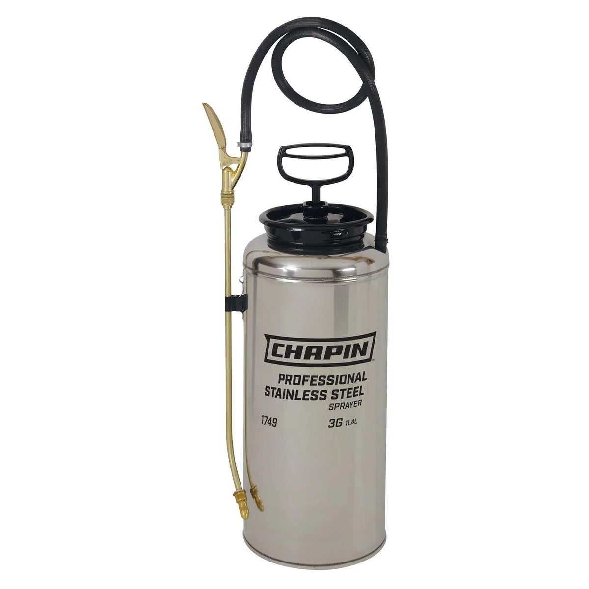 VEVOR 12L Stainless Steel Sprayer w/3' Hose for Pesticide Clean and  Sanitizing