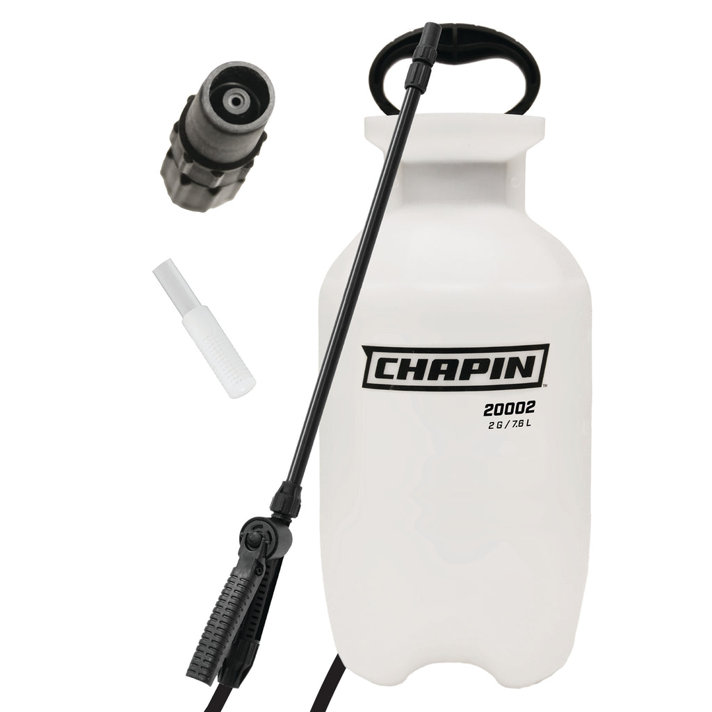 Chapin 20002: 2-gallon Lawn and Garden Poly Tank Sprayer with Anti-Clog Filter for Fertilizers, Herbicides and Pesticides