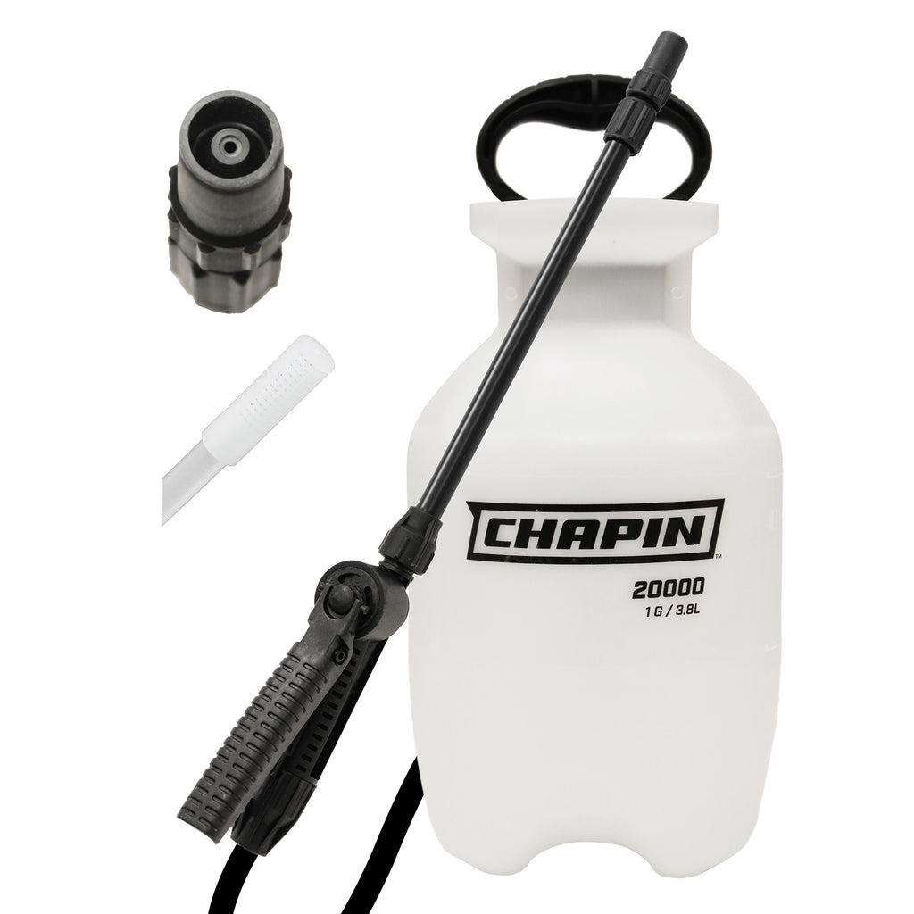 Chapin 20000: 1-gallon Lawn and Garden Poly Tank Sprayer with Anti-Clog Filter for Fertilizers, Herbicides and Pesticides