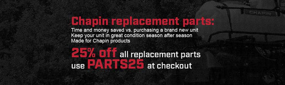 25 off replacement parts with code PARTS25