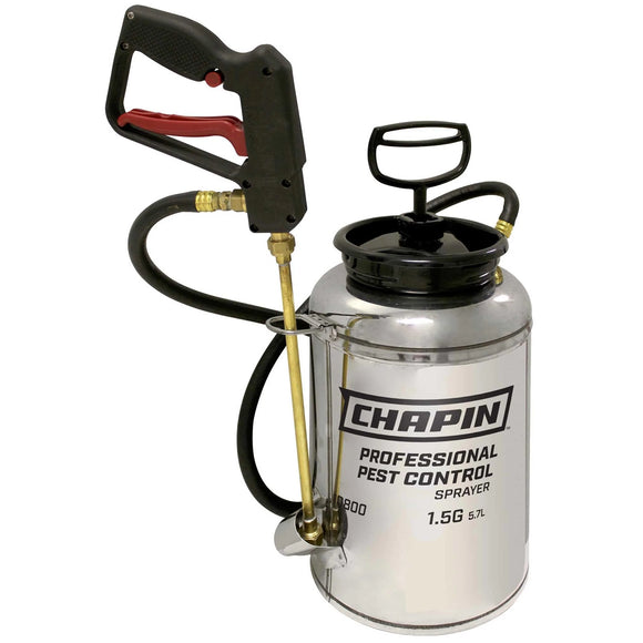 Chapin 10800: 1.5-gallon Professional Pest Control Stainless Steel Tank Sprayer - Chapin International