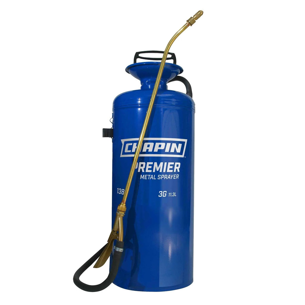 Chapin 1380: 3-gallon Premier Pro Tri-Poxy Steel Tank Sprayer for Lawn, Home & Garden - Chapin International