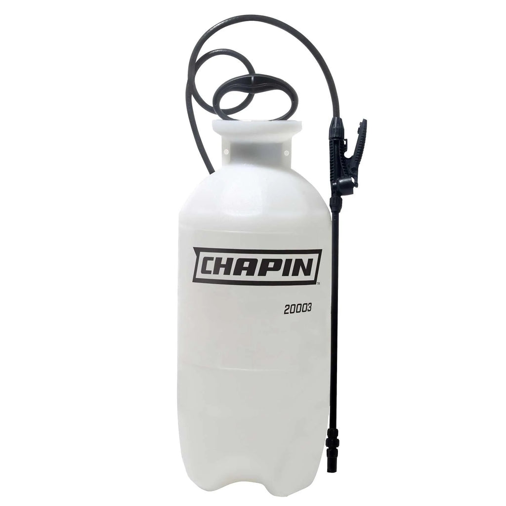Chapin 20003: 3-gallon Lawn and Garden Poly Tank Sprayer with Anti-Clog Filter for Fertilizers, Herbicides and Pesticides - Chapin International