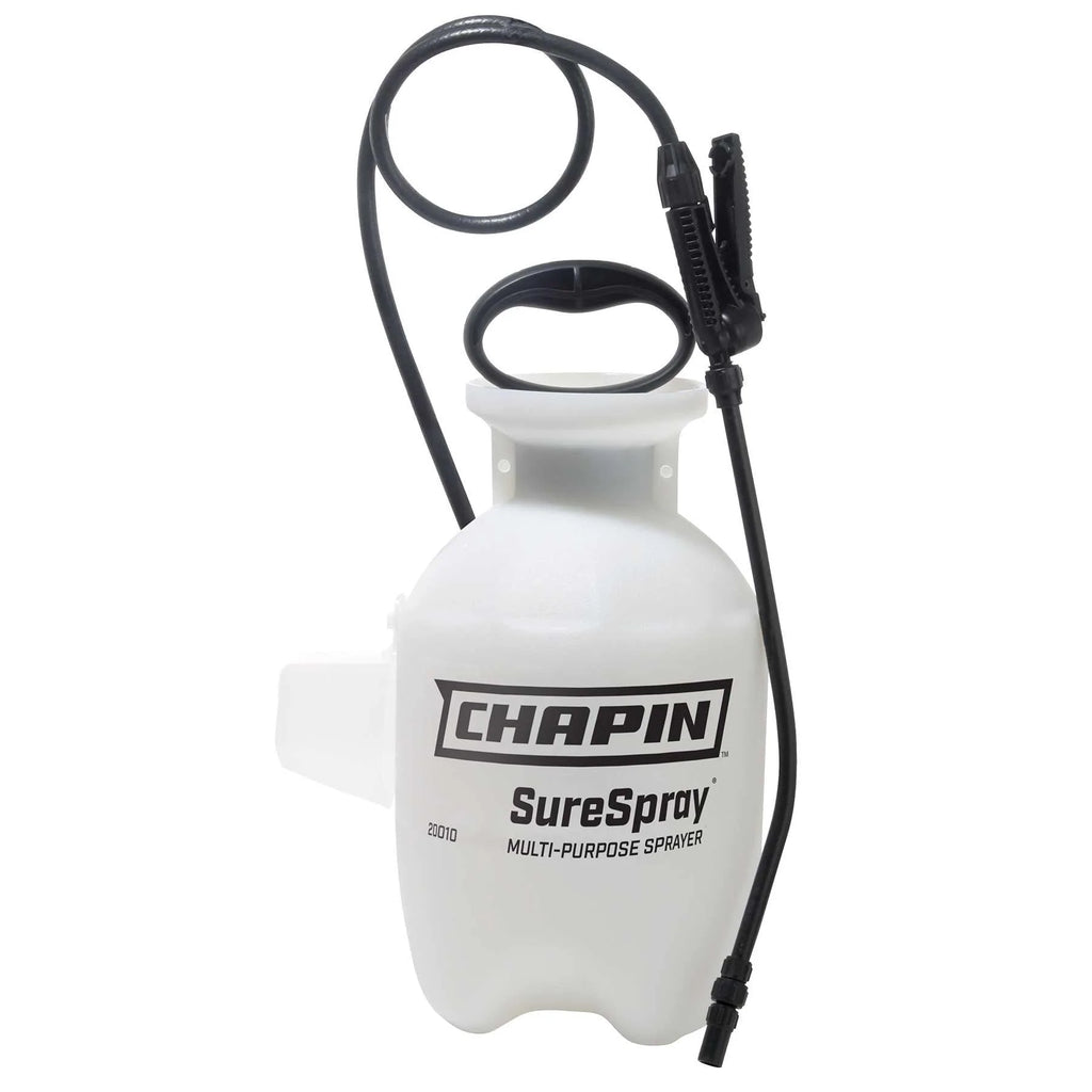 Chapin 20010: 1-gallon SureSpray Lawn and Garden Poly Tank Sprayer with Anti-Clog Filter for Fertilizers, Herbicides and Pesticides - Chapin International