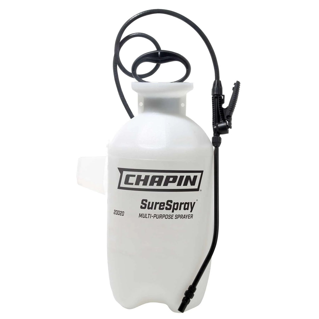 Chapin 20020: 2-gallon SureSpray Lawn and Garden Poly Tank Sprayer with Anti-Clog Filter for Fertilizers, Herbicides and Pesticides - Chapin International