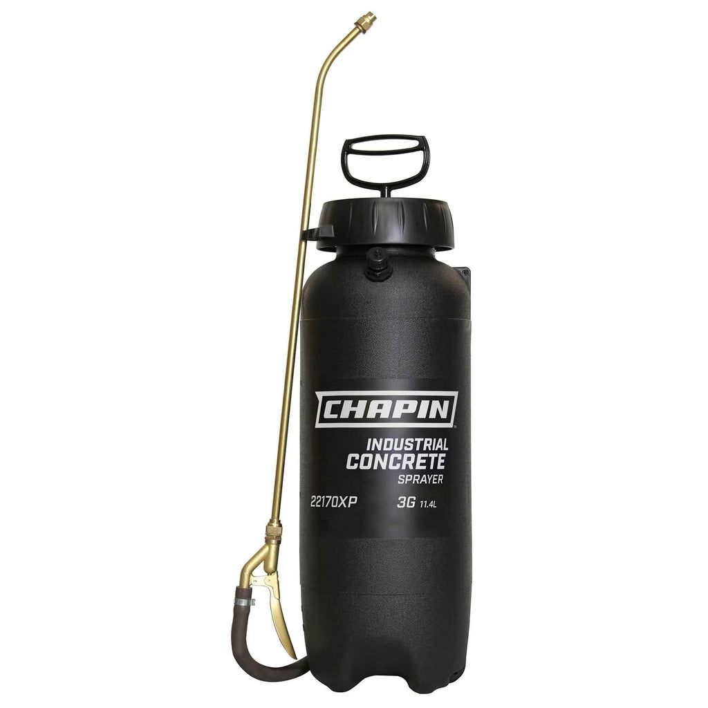 Chapin 22170XP: 3-gallon Industrial Concrete Poly Tank Sprayer for Curing Compounds, Form Oils, Waterproofing and Coatings - Chapin International