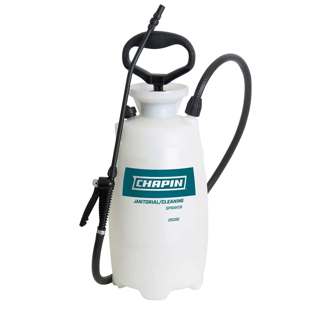 Chapin 2609E: 2-gallon Industrial Janitorial/Sanitation Tank Sprayer with Adjustable Poly Cone Nozzle - Chapin International