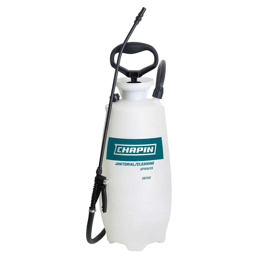 Chapin 2610E: 3gallon Industrial Janitorial/Sanitation Tank Sprayer with Adjustable Poly Cone Nozzle - Chapin International