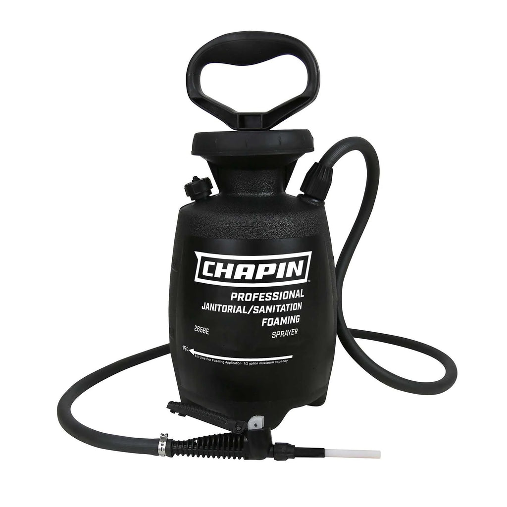 Chapin 2658E: 1-gallon Industrial Foaming Janitorial/Sanitation Poly Tank Sprayer, 2 Foaming Nozzles - Chapin International
