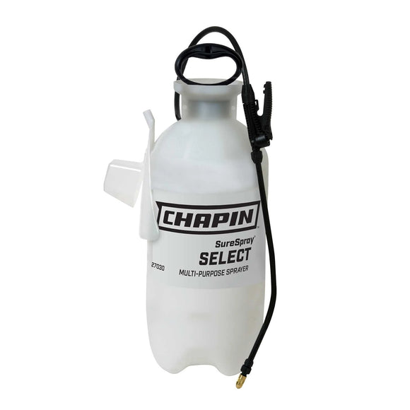 Chapin 27030: 3-gallon SureSpray Select Poly Tank Sprayer for Fertilizer, Herbicides and Pesticides - Chapin International