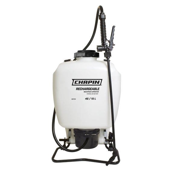 Chapin 60124: 4-gallon Multi-purpose 20V Internal Battery Rechargeable Backpack Sprayer - Chapin International