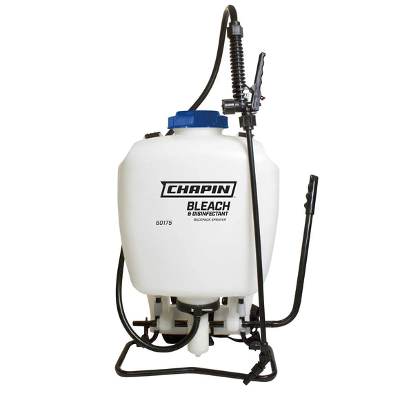 Chapin 60175: 4-gallon Bleach Manual Backpack Sprayer for Disinfecting - Chapin International