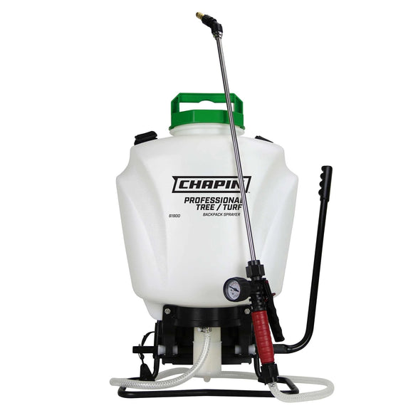 Chapin 61900: 4-Gallon Tree & Turf Pro Commercial Manual Backpack Sprayer with Stainless Steel Wand - Chapin International
