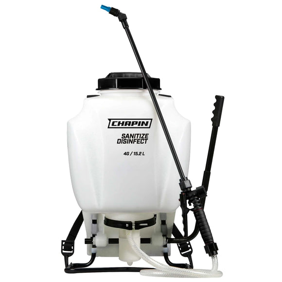 Chapin 63819: 4-gallon Backpack Sprayer for Bleach & Disinfection - Chapin International