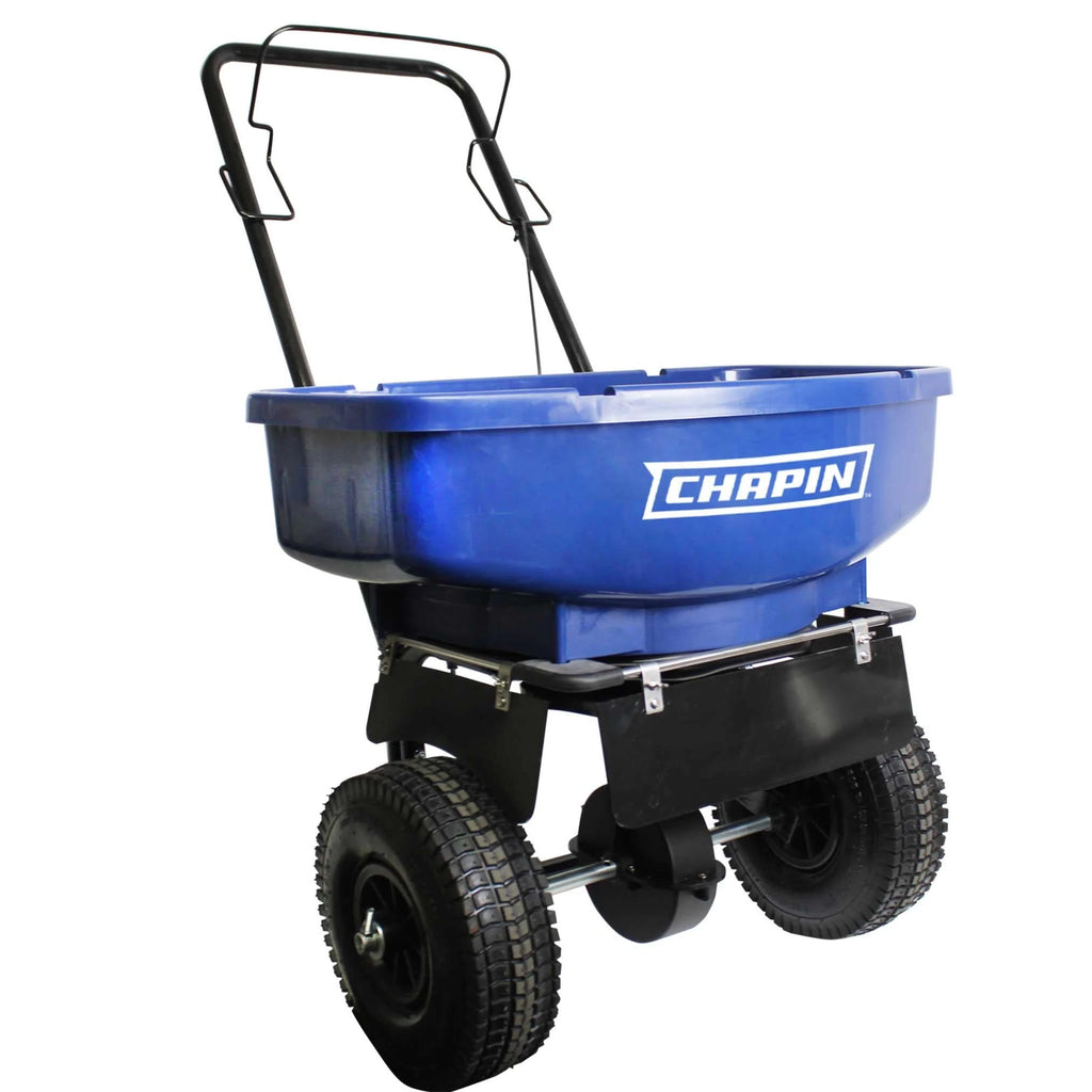 Chapin 81008A 80-pound Residential Salt and Ice Melt Broadcast Spreader - Chapin International