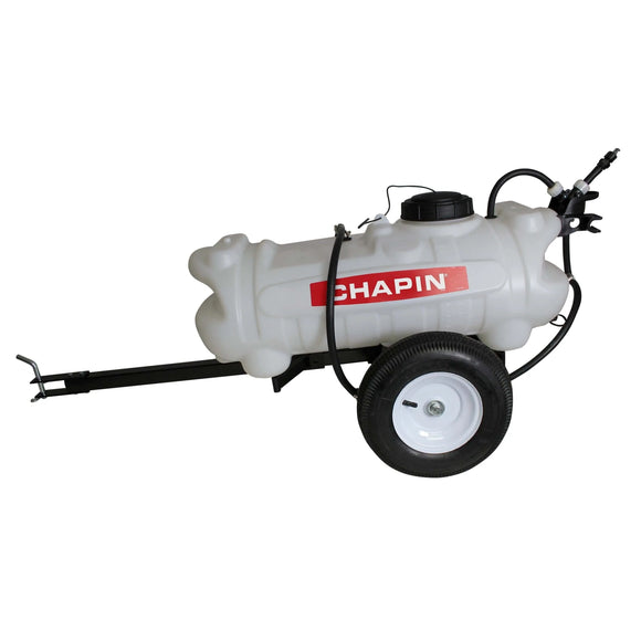 Chapin 97650: 15-gallon EZ Tow, Peristaltic Tow Behind ATV/UTV Sprayer with Trailer - Chapin International