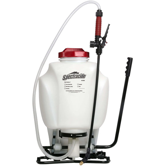 Spectracide 61850: 4-gallon Manual Backpack Sprayer for Pesticides, Fertilizers and Herbicides - Chapin International